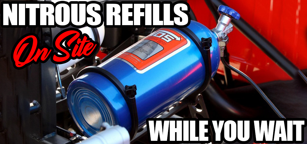 Nitrous bottle refills on site while you wait